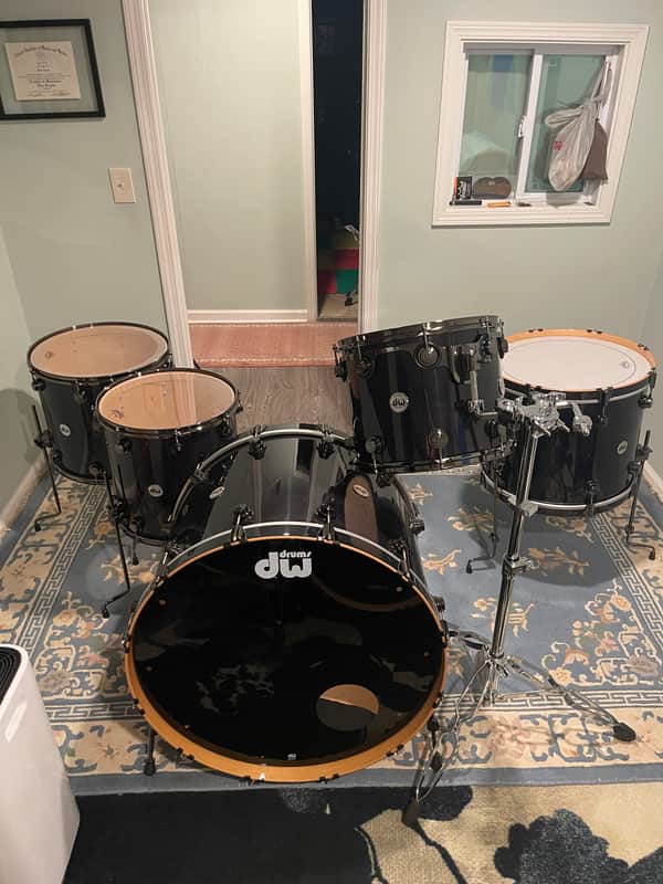 DW Collectors series pure maple SSC 2025 - Ebony stain lacquer image 1