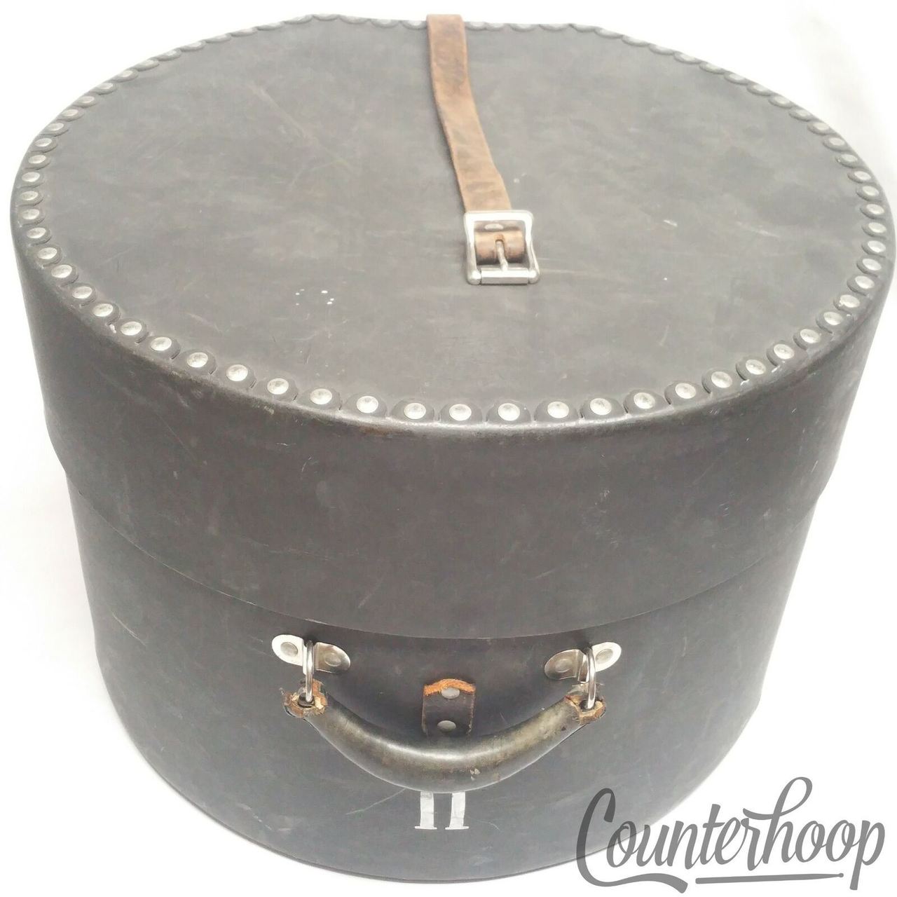 Leedy 12-14x16"Floor Tom Drum Tenor Hard Shell Drum Case Fiber USA Vintage 40s* — main photograph