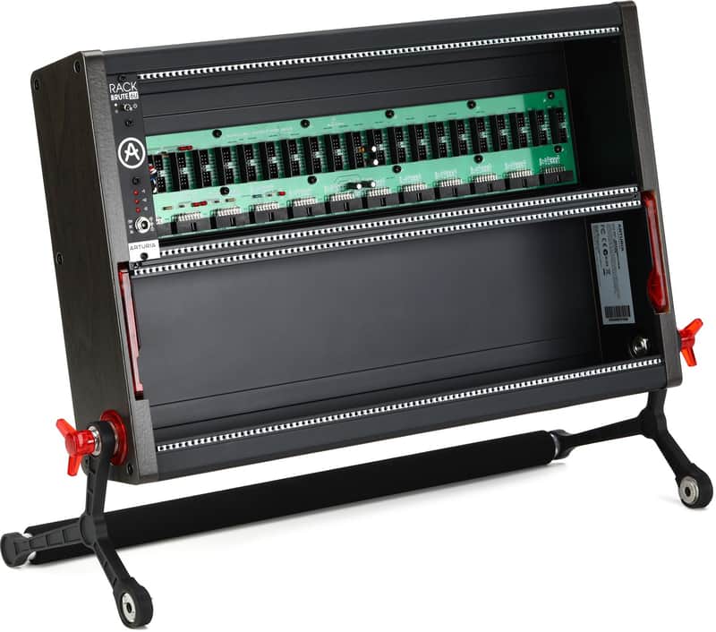Arturia RackBrute 6U Eurorack Case with Power Supply - Noir (2-pack) Bundle image 1