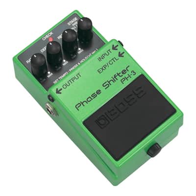 Boss PH-3 Phase Shifter + BIC-10A-GN 10ft Instrument Cable, Green image 2