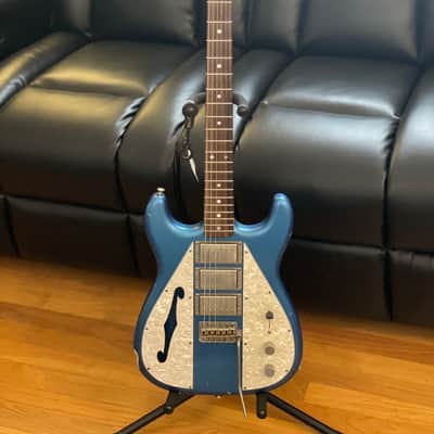 Nash Wayfarer Semi-Hollow Triple Humbucker Electric Guitar - Lake Blue Placid, Light Aged Relic + Hardshell Case | Free Shipping! image 13