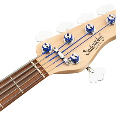 Sadowsky MetroLine 24-Fret Singlecut Vintage Bass-Red Alder Body-5 String-Natural Transparent Satin image 7