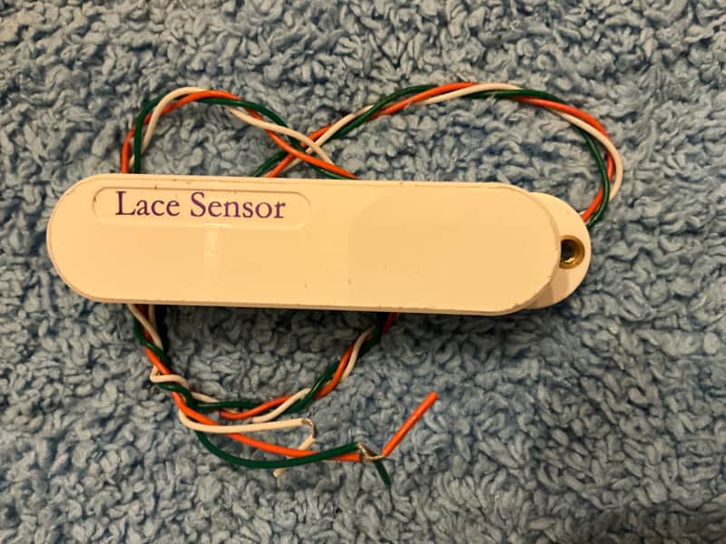 Lace Sensor Purple 2018 with White Cover Guitar Pickup - White image 1