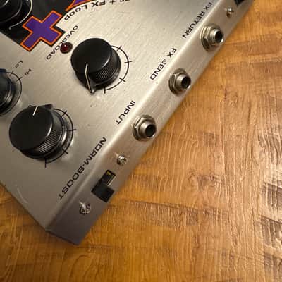 Wooden box Electro-Harmonix Q-Tron Plus Envelope Filter 2000s - Silver / Purple / Black image 3