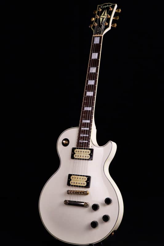 Epiphone Les Paul Custom Made in Japan White (S/N:001223) [01/29