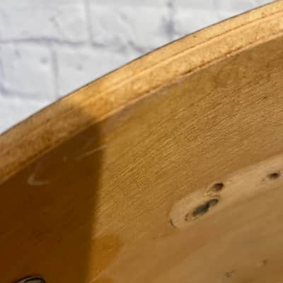 Slingerland 1970s 22 Kick Drum Shell Chrome Over Wood image 9