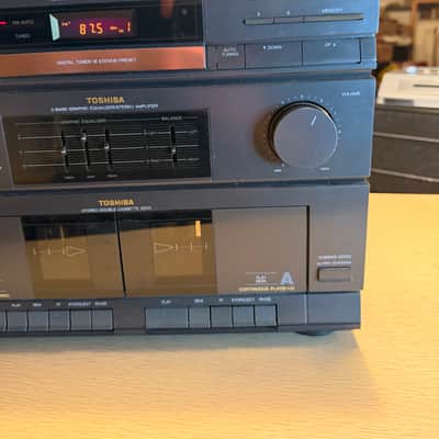 Toshiba SL-3149 Hi-Fi Stereo System Record Player 2 Cassette Equalizer Tested 🎶 image 6