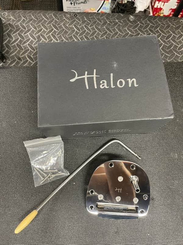 Halon Fender Jazzmaster/Jaguar tremolo-vibrato gloss nickel image 1