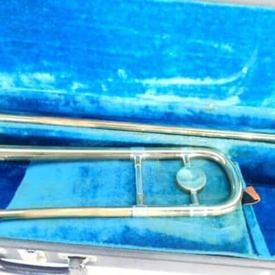 B&H Besson 2-20 Tenor Trombone, England, Very Good Condition, with case & MP image 3