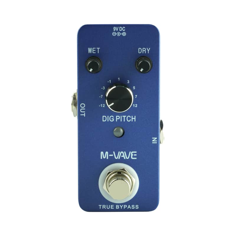 price included tax from CN to USA-M-vave Digital Pitch Guitar Effect Pedal 9 Pitch Types True Bypass Fast Shipment image 1