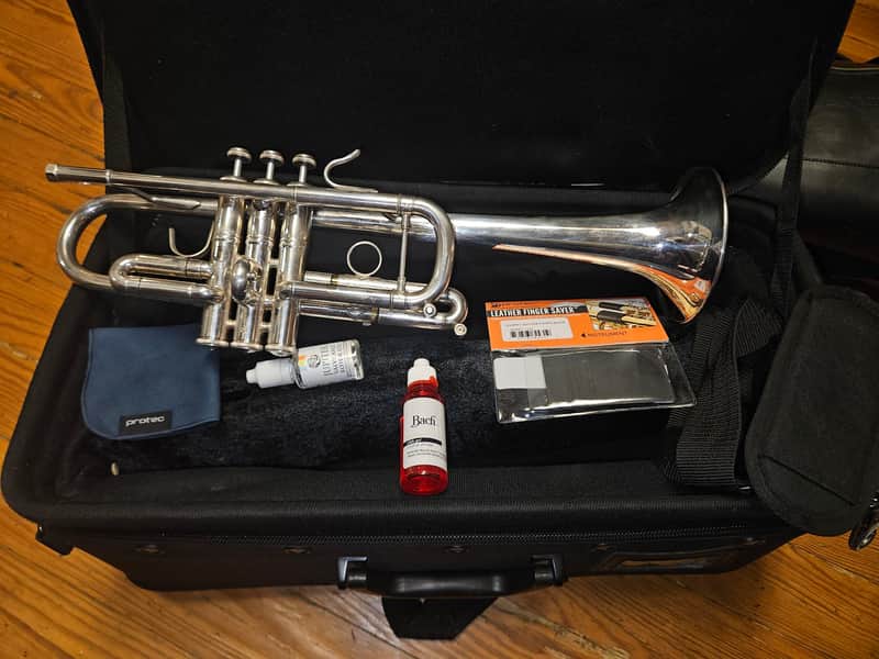 Bach C180SL238GH Heavy C-Trumpet! Vented Valves, Custom Loose Slides! image 1