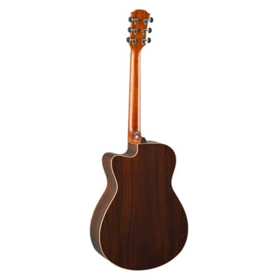 Yamaha AC1R Small Body Cutaway Acoustic Electric Guitar - Vintage Natural image 4