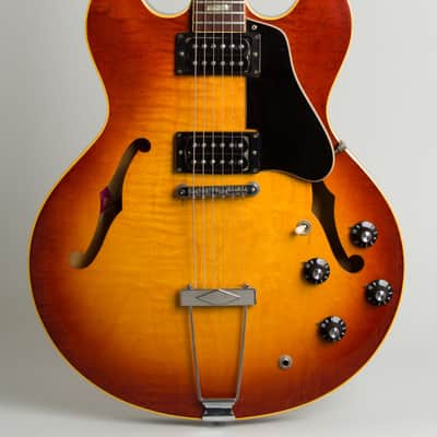Gibson ES-335TD Semi-Hollow Body Electric Guitar (1972), ser. #745798, original black hard shell case. image 3