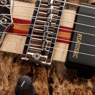2015 Alembic Further FLG6, Purpleheart/Buckeye image 12