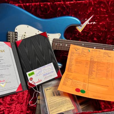 Fender  Custom Shop '66 Strat® Deluxe Closet Classic, Rosewood Fingerboard Aged Lake Placid Blue image 20