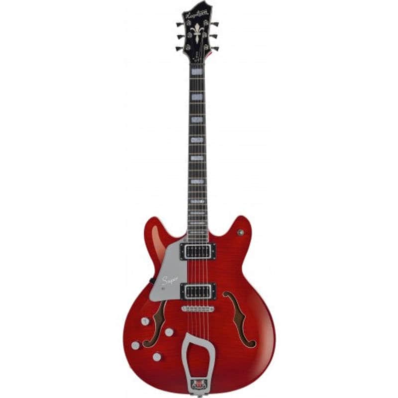 Hagstrom Hagstrom Super Viking Wild Cherry Transparent Left Ha…