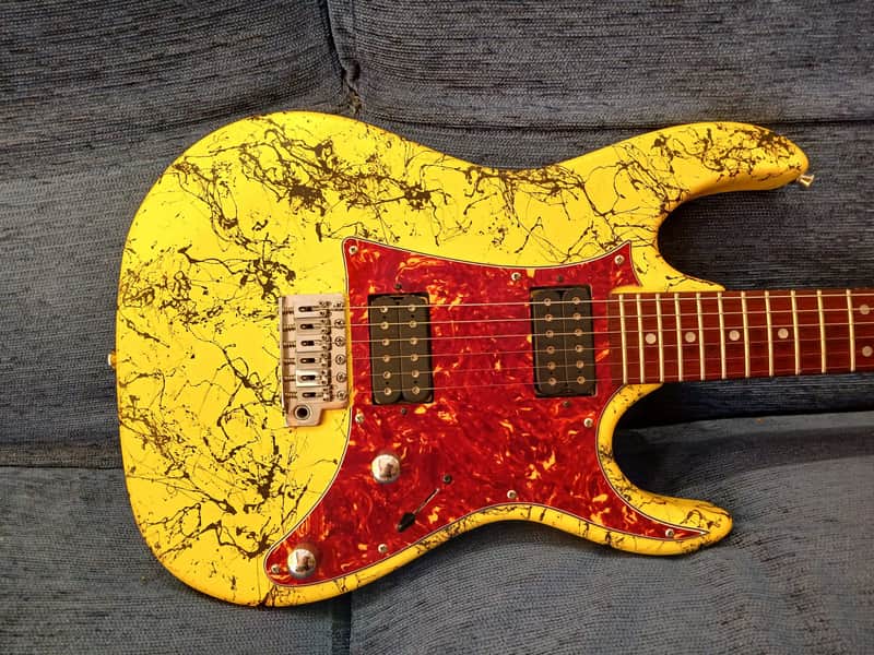 Ibanez GIO custom paint // Tortoise Pickguard with Ibanez Quantum pickups image 1