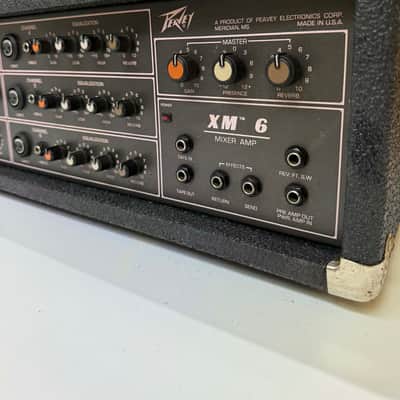 Peavey XM6 Series 300 EH 150-Watts Mixer PA Amplifier Head 2000's - Black image 4