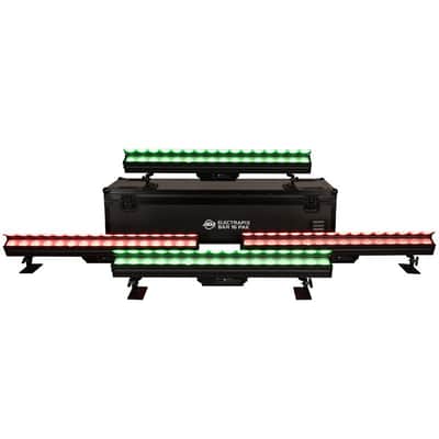 American DJ ADJ ElectraPix Bar 8 Pak (6) DMX RGBAL+UV Bar Lights w/ Flight Case image 1