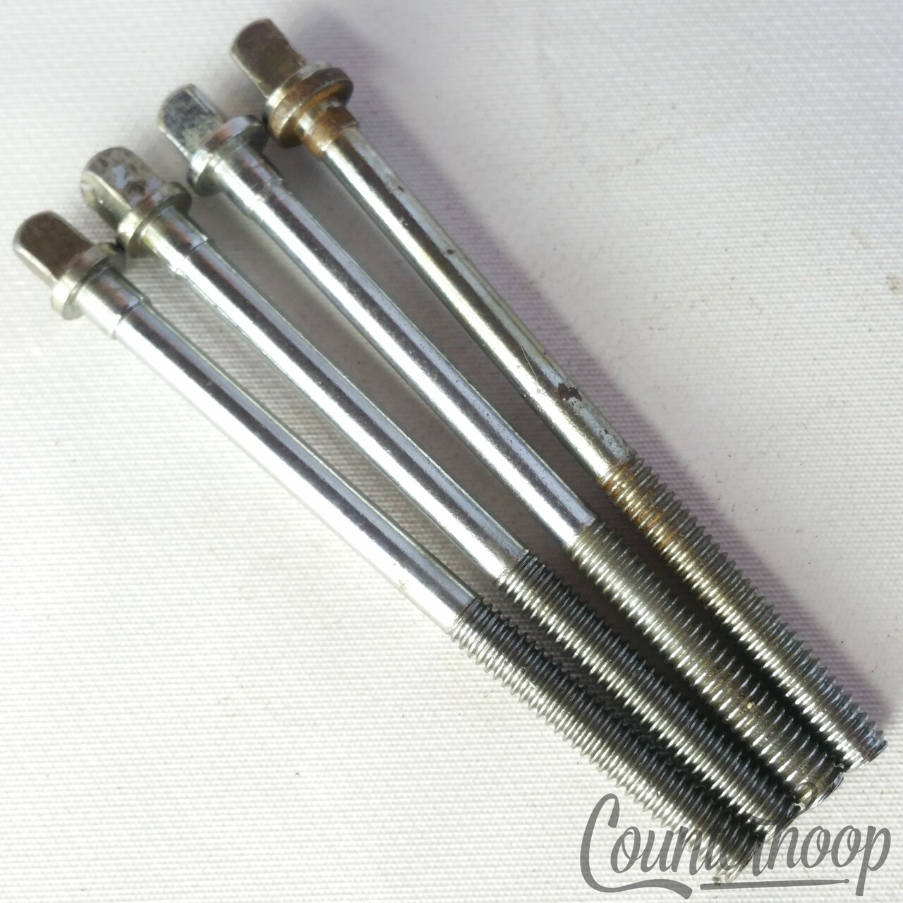 Slingerland 4x Tension T-Rods 3 1/8"Floor Tom Drum Chrome Vintage 50s-60s USA RK — main photograph