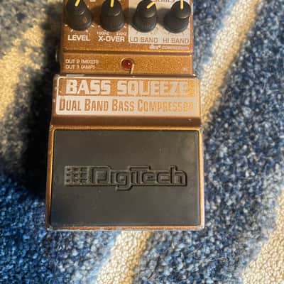 DigiTech X-Series Bass Squeeze Compressor/Sustain 2010s - Copper