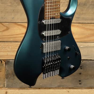 Ibanez Q547 7-String Electric Guitar Guitar Blue Chameleon Metallic Matte w/ Gigbag Bild 1