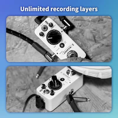 MOOER Micro Looper II Guitar Loop Pedal With 480 Minutes Recording, AUTO REC Function, 3 Saving Banks and 16 Slots Per Bank (Price includes the import duty for US buyer) image 7
