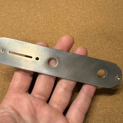 Allparts Control Plate Fender Telecaster Tele Chrome- Aged Relic'd image 3