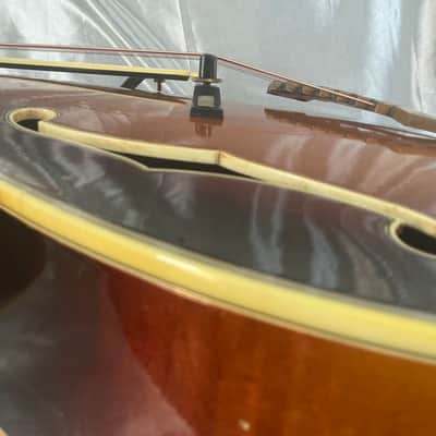 1953 D’Angelico New Yorker Archtop Acoustic Hollowbody Non-Cutaway Guitar Original Sunburst Finish w/Original Hard Shell Case image 16