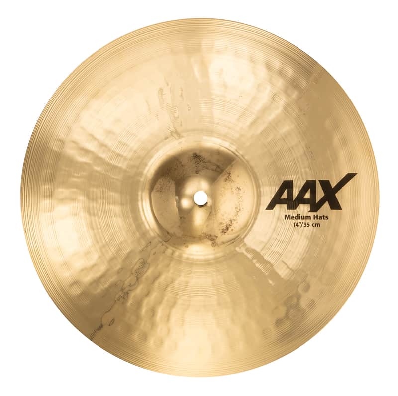SABIAN 14" AAX Medium Hat Top Brilliant Finish image 1