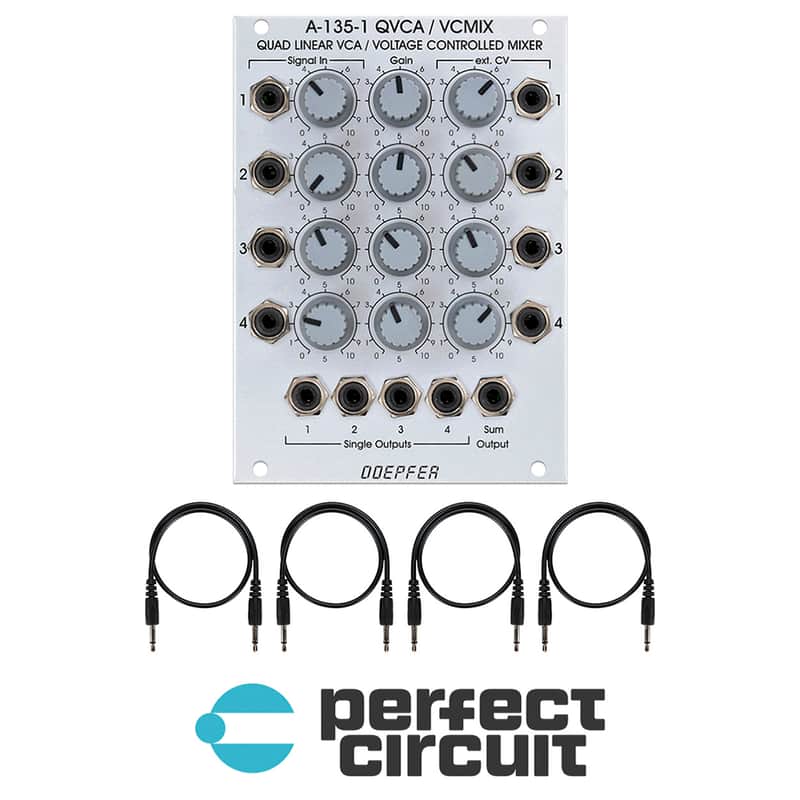 Doepfer A-135-1 Voltage Controlled Mixer / Quad VCA [DEMO] image 1