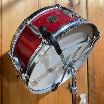 Gretsch 8 Lug Snare Drum Renown Model 4103 5.5x14” 60s - Red Sparkle image 7