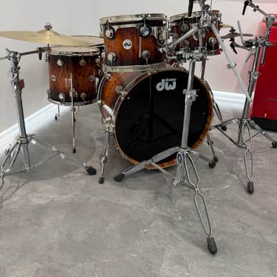 DW Collectors Exotic Complete Drum Set Zildjiam K DW9000 Like New Used Mint Kit image 1