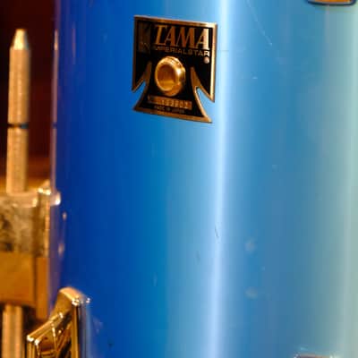 Tama Imperialstar 18/10/12/14 1980s - Metalic Blue image 3