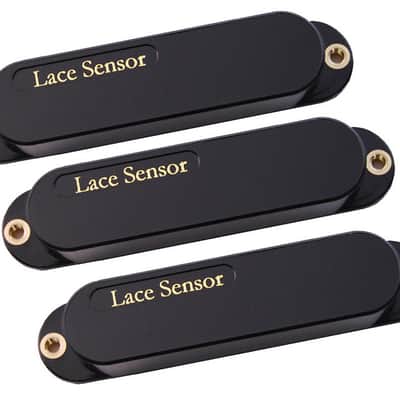 Lace Sensor Gold Strat SSS Set - black image 3