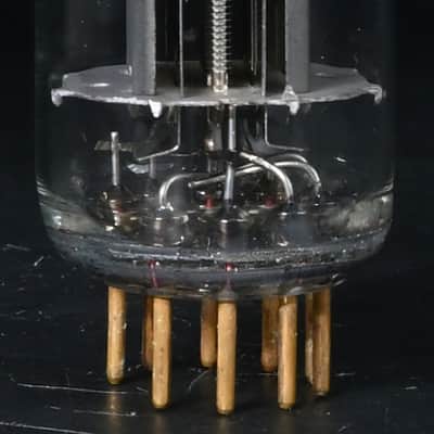 1x NOS 1969’s SIEMENS E280F Top Ring Getter Golden Pin Made in Germany Amplitrex Tested image 4