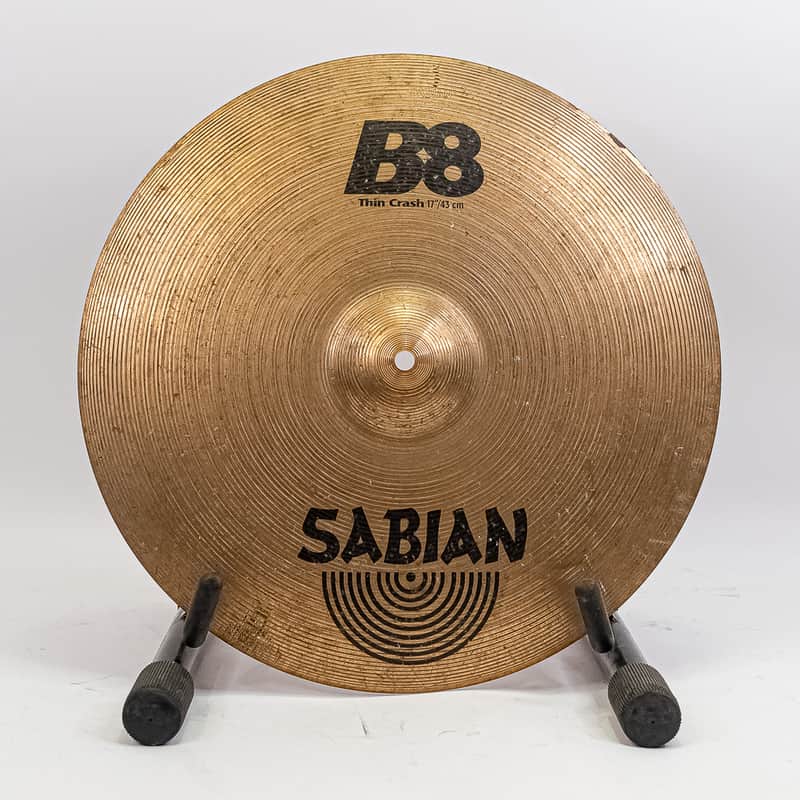 Sabian B8 17" Thin Crash Cymbal 1.15KG Bronze Crash image 1