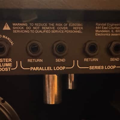 Randall RM-50 RM50 modular amp MTS 00s - Black image 8