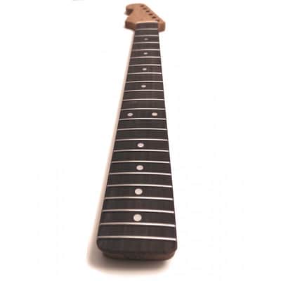 LEFT HANDED 22 frets Unfinished Roasted Mapple Neck, rosewood for Stratocaster image 4