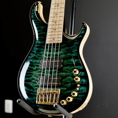 PRS Private Stock Gary Grainger 5 String Bass Teal Burst image 3