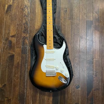 1989 Fender ST-54 Stratocaster 1954 Reissue Electric Guitar Sunburst MIJ 'F' Serial image 16