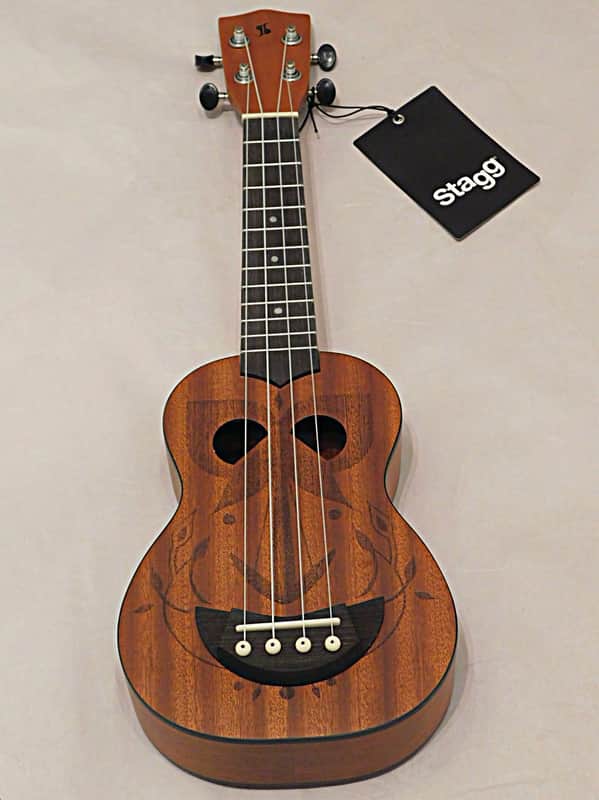 Stagg Tiki series soprano ukulele with sapele top and Gig Bag 2018 EH Finish image 1