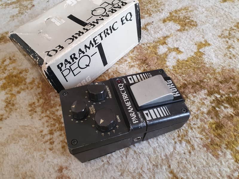 Korg PEQ-1 Parametric EQ 1980s - Black image 1