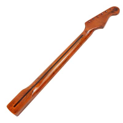 21-Fret Electric Guitar Neck Canadian Maple Handle Integrated Fingerboard for Strat image 2