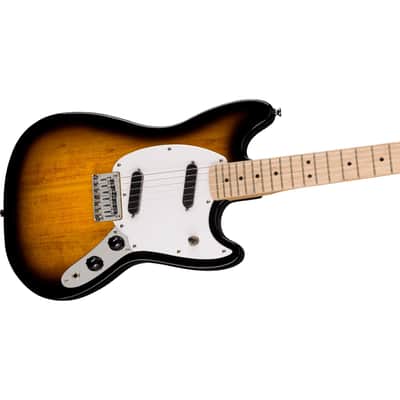 Squier Sonic Mustang Maple Fingerboard - 2 Color Sunburst image 3