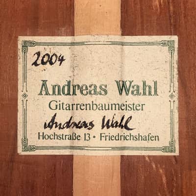 Andreas Wahl "Torres" 2004 - amazing guitar from one of the best German luthiers - check video! image 18
