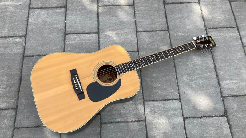 Kiso Suzuki W-150, vintage Dreadnought 1979 nature, (Martin D35