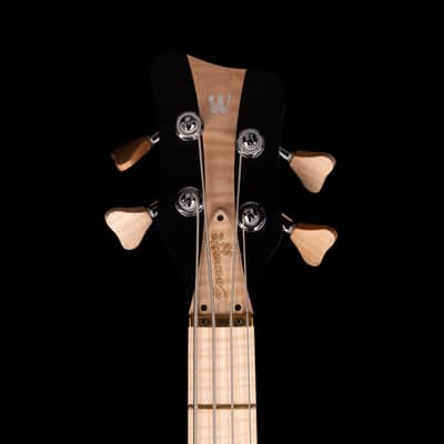 Pre-Owned 2016 Warwick Custom Shop Masterbuilt Corvette $$ Bass Flamed Maple & Bubinga With Gig Bag image 14