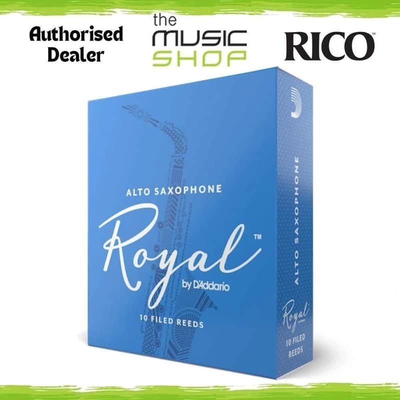 10 Pack of Royal by D'Addario Alto Saxophone (Sax) Reeds, 4 Strength - RJB1040 image 1