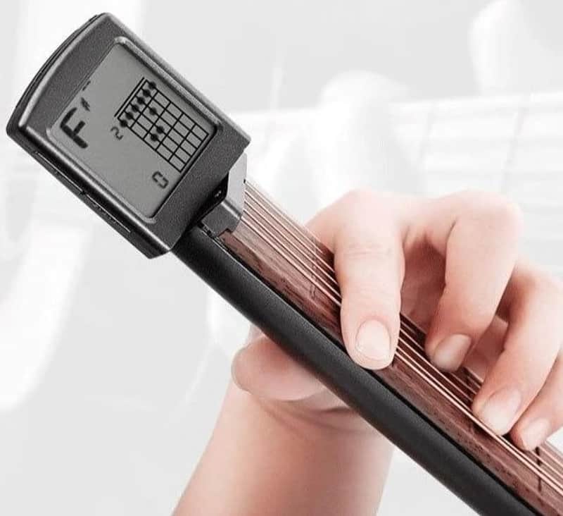 Digital 6 Frets Pocket Guitar Trainer w/ Screen For Chords image 1
